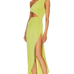 ROBE DE SOIRÉE ANNABELLE Chartreuse 6 ROBE DE SOIRÉE ANNABELLE Chartreuse -Ravis Mode Soldes Boutique MELR WD809 V3