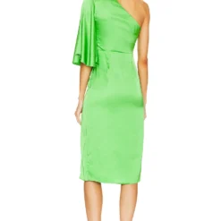 ROBE GREER Bright Green 5 ROBE GREER Bright Green -Ravis Mode Soldes Boutique MELR WD833 V3