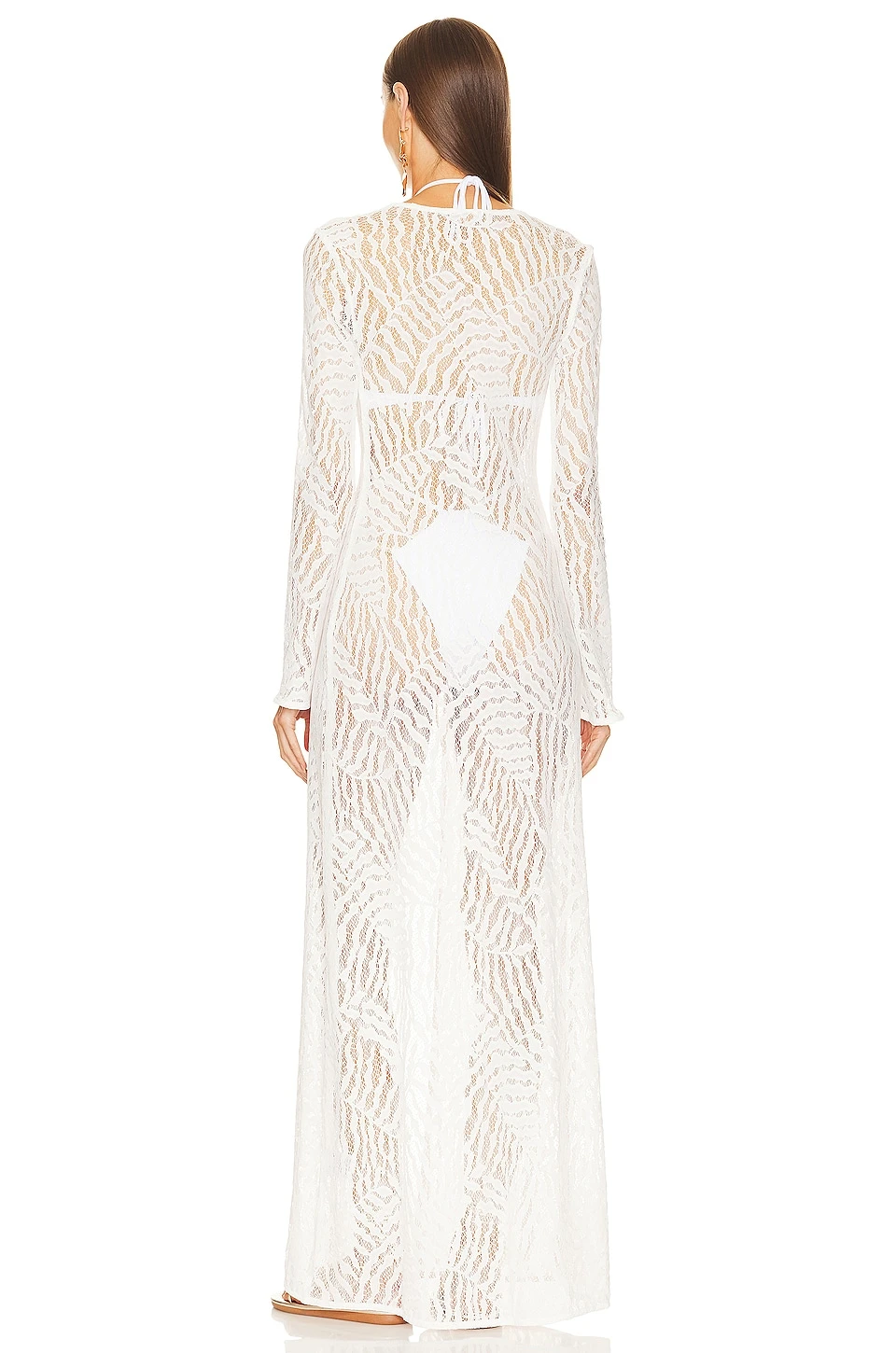 X REVOLVE Ryland Robe Ivory 4 X REVOLVE Ryland Robe Ivory – Image 4