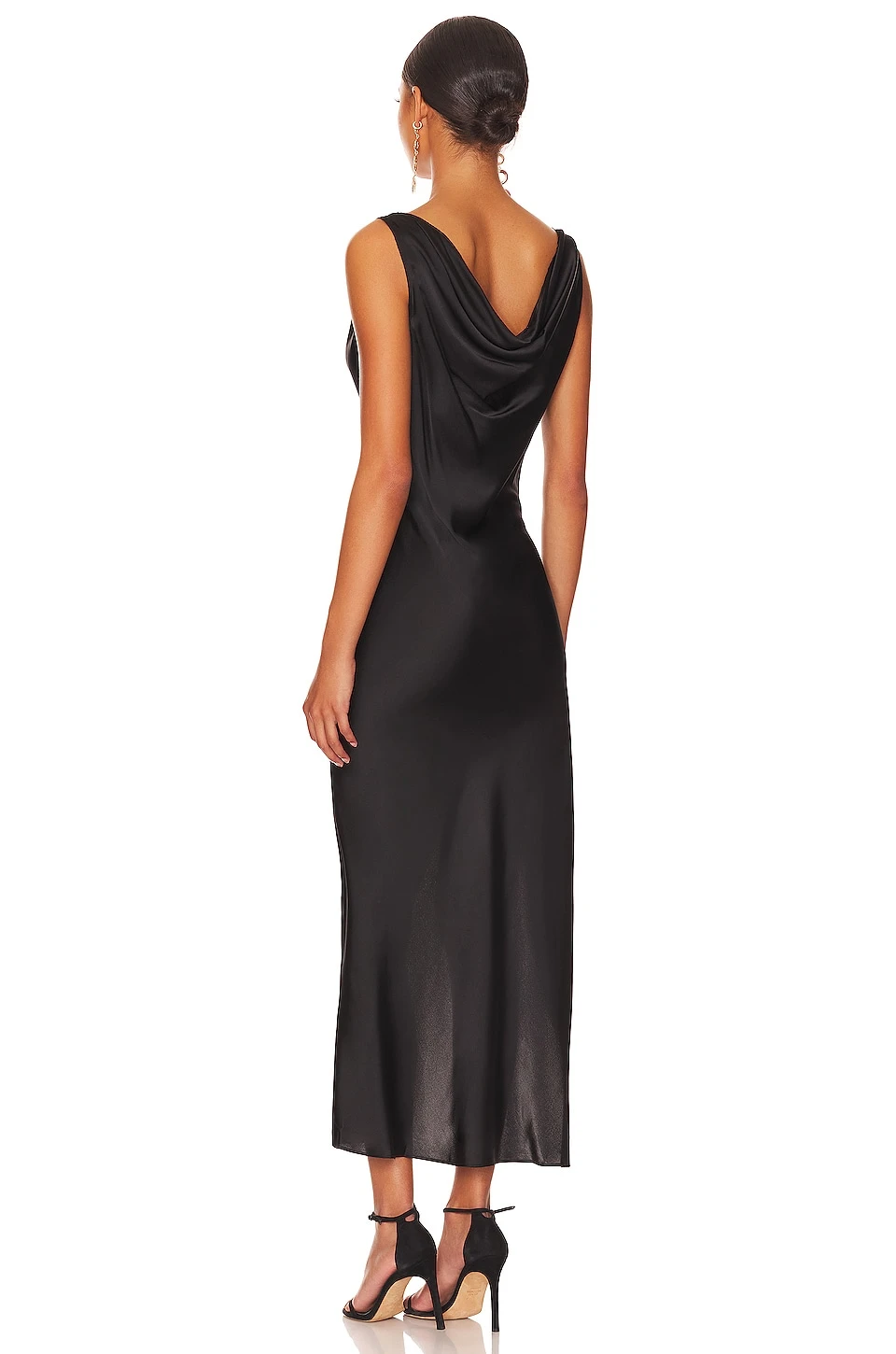 ROBE MAXI LOVE Black 3 ROBE MAXI LOVE Black – Image 3