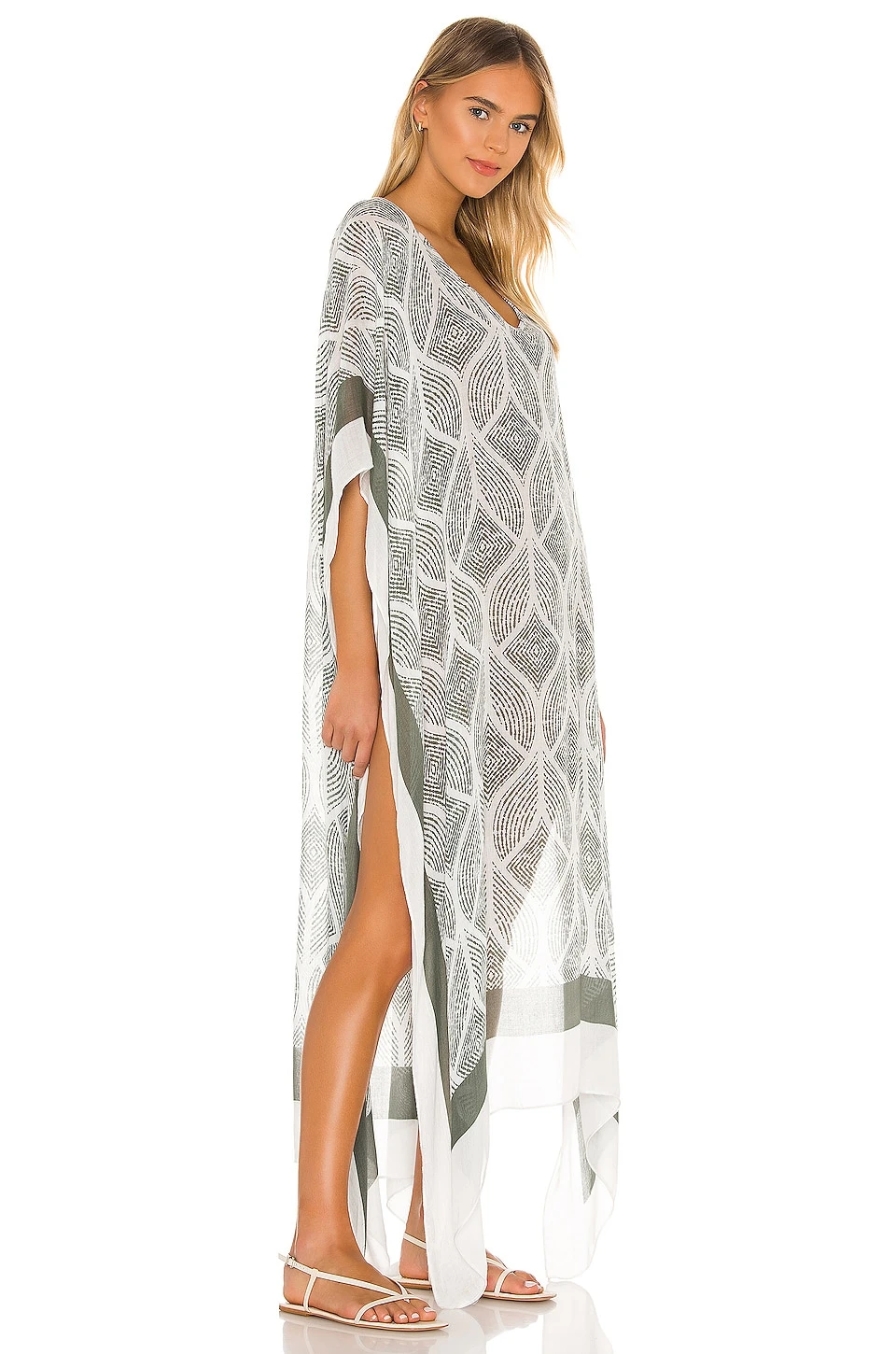 ROBE MAXI KATE Chalk 3 ROBE MAXI KATE Chalk – Image 3