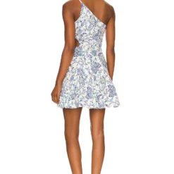 MILLY ROBE BRINLEE White Multi 5 MILLY ROBE BRINLEE White Multi -Ravis Mode Soldes Boutique MILL WD1007 V3