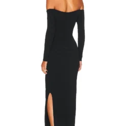 MILLY ROBE KNIT Black 5 MILLY ROBE KNIT Black -Ravis Mode Soldes Boutique MILL WD1018 V3