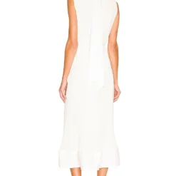 MILLY ROBE MELINA White -Ravis Mode Soldes Boutique MILL WD992 V3