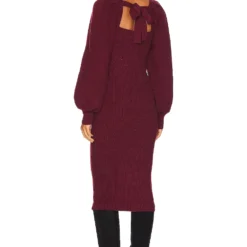 Minkpink ROBE MI-LONGUE PAGE Wine 5 Minkpink ROBE MI-LONGUE PAGE Wine -Ravis Mode Soldes Boutique MINK WD850 V3