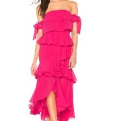 ROBE MI-LONGUE ISIDORA Hot Pink