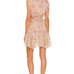 ROBE JOLIE Flora Medallion White -Ravis Mode Soldes Boutique MISA WD580 V3