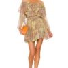 ROBE PAMELA Ischia Neon Paisley