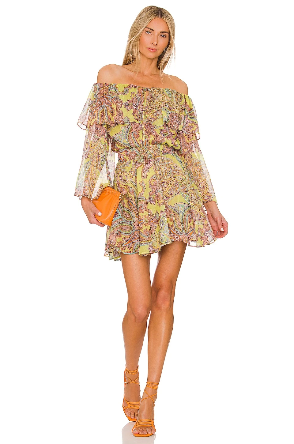 ROBE PAMELA Ischia Neon Paisley 1 ROBE PAMELA Ischia Neon Paisley