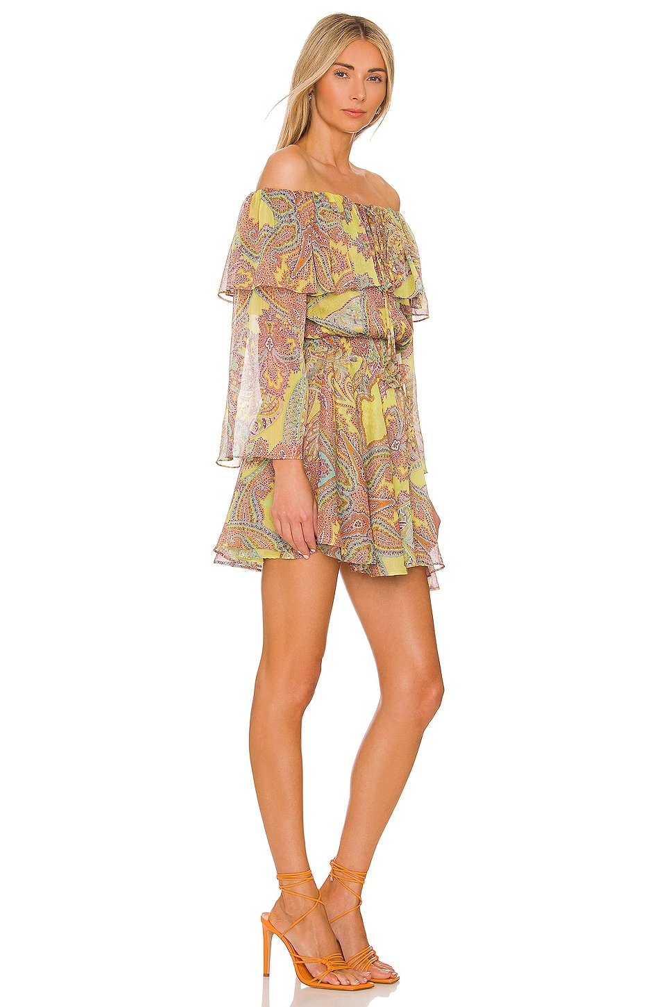 ROBE PAMELA Ischia Neon Paisley 3 ROBE PAMELA Ischia Neon Paisley – Image 3