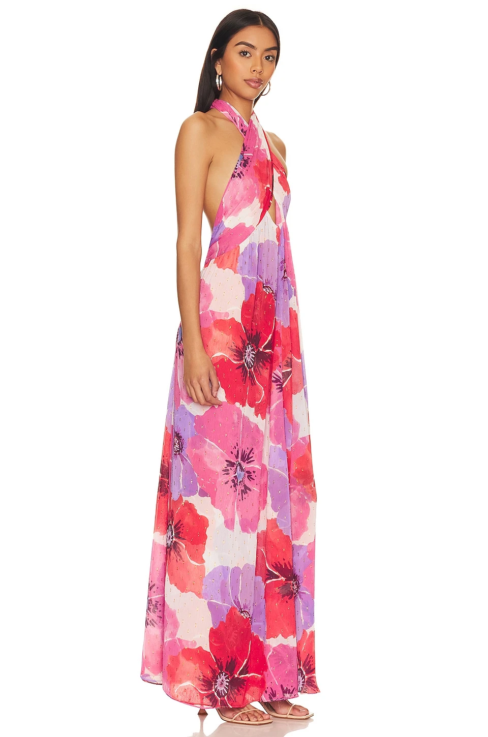 ROBE MAXI ALEXANDRA Poppy Love 2 ROBE MAXI ALEXANDRA Poppy Love – Image 2
