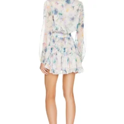 ROBE Abstract Watercolors -Ravis Mode Soldes Boutique MISA WD647 V4