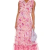 ROBE TRINA Fire Florals Mix