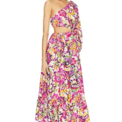 ROBE MAHIKA FLORA SPLASH 4 ROBE MAHIKA FLORA SPLASH -Ravis Mode Soldes Boutique MISA WD711 V2