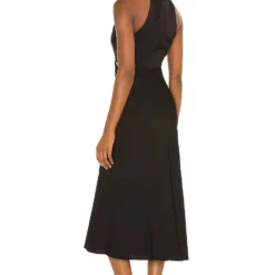 ROBE MURIEL Black 5 ROBE MURIEL Black -Ravis Mode Soldes Boutique MISR WD146 V3