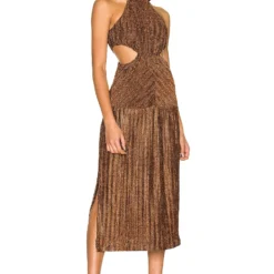 ROBE MI-LONGUE ODETTE Copper 7 ROBE MI-LONGUE ODETTE Copper -Ravis Mode Soldes Boutique MISR WD172 V3