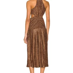 ROBE MI-LONGUE ODETTE Copper 8 ROBE MI-LONGUE ODETTE Copper -Ravis Mode Soldes Boutique MISR WD172 V4