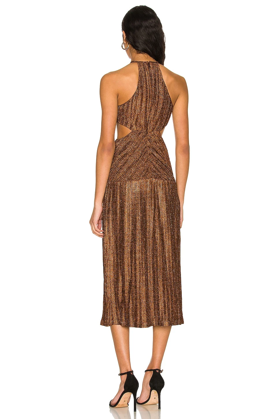 ROBE MI-LONGUE ODETTE Copper 4 ROBE MI-LONGUE ODETTE Copper – Image 4