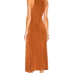 ROBE THALIA Terracotta 5 ROBE THALIA Terracotta -Ravis Mode Soldes Boutique MISR WD191 V3