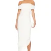 ROBE MI-LONGUE KEONI Ivory