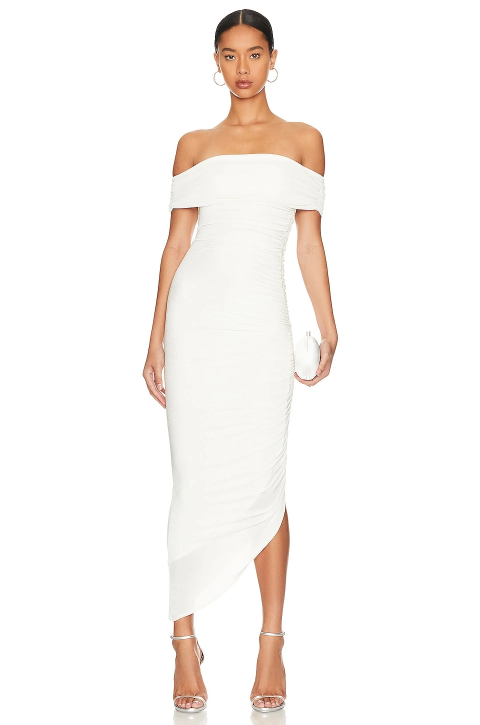 ROBE MI-LONGUE KEONI Ivory 1 ROBE MI-LONGUE KEONI Ivory