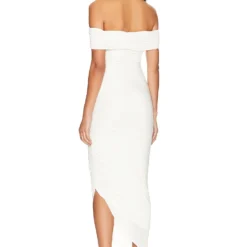 ROBE MI-LONGUE KEONI Ivory 5 ROBE MI-LONGUE KEONI Ivory -Ravis Mode Soldes Boutique MISR WD259 V3