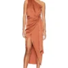 ROBE MI-LONGUE BROOKS Copper