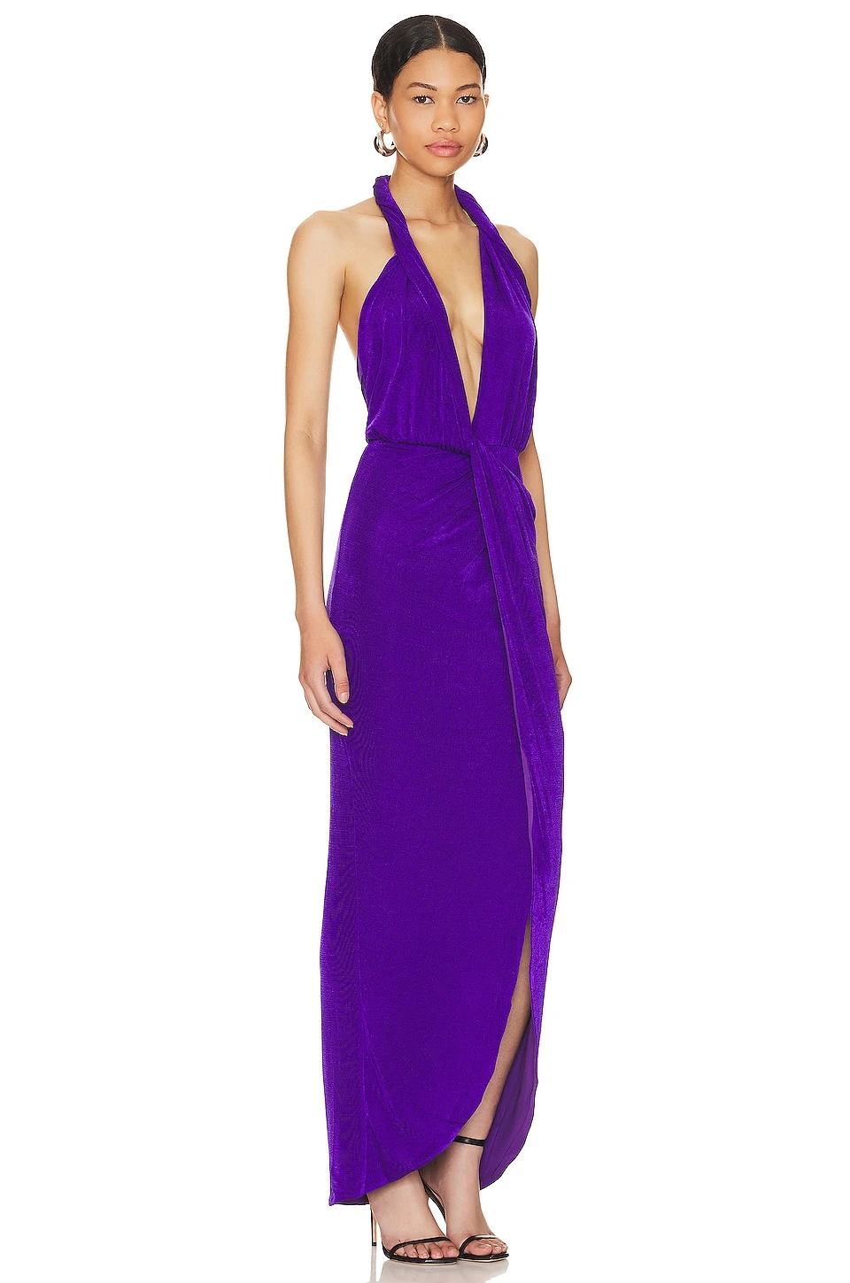 ROBE MI-LONGUE VENETIA Ultra Violet 2 ROBE MI-LONGUE VENETIA Ultra Violet – Image 2