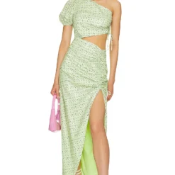 ROBE LOLITA Green Floral