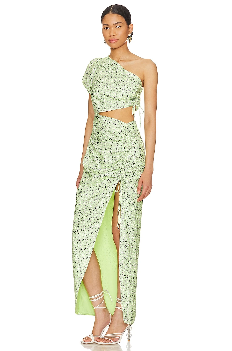 ROBE LOLITA Green Floral 3 ROBE LOLITA Green Floral – Image 3