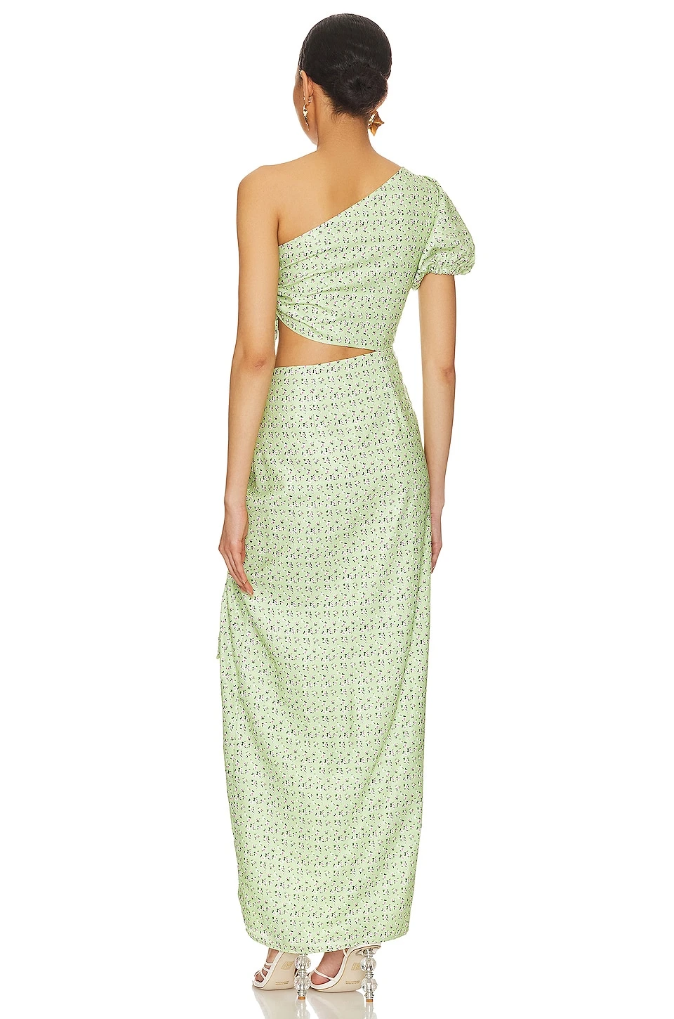 ROBE LOLITA Green Floral 4 ROBE LOLITA Green Floral – Image 4