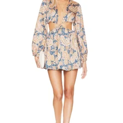 ROBE ROSALINDA Blue Multi