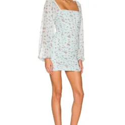 ROBE JALIYAH Blue Floral 6 ROBE JALIYAH Blue Floral -Ravis Mode Soldes Boutique MOTO WD61 V2