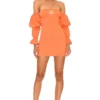 ROBE MAXINE Orange Rust