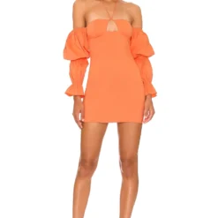 ROBE MAXINE Orange Rust