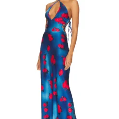 ROBE REBECCA Bleu -Ravis Mode Soldes Boutique MRAE WD18 V3