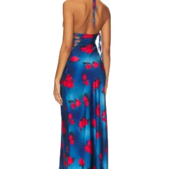 ROBE REBECCA Bleu -Ravis Mode Soldes Boutique MRAE WD18 V4