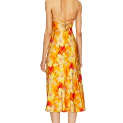 ROBE ANGELINA Yellow -Ravis Mode Soldes Boutique MRAE WD5 V3