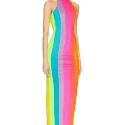 ROBE MAXI Multicolor -Ravis Mode Soldes Boutique NARR WD15 V3