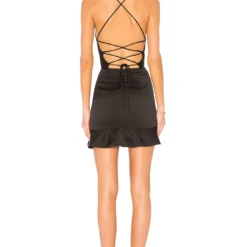 ROBE MINI EN DENTELLE MARILYN Black 5 ROBE MINI EN DENTELLE MARILYN Black -Ravis Mode Soldes Boutique NBDR WD1101 V3