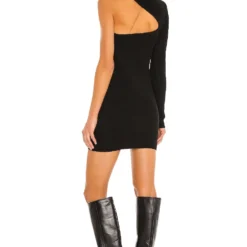 ROBE OLIVIA Black 5 ROBE OLIVIA Black -Ravis Mode Soldes Boutique NBDR WD2399 V3