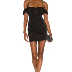 ROBE COURTE MYLES Black