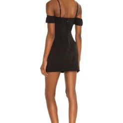 ROBE COURTE MYLES Black 7 ROBE COURTE MYLES Black -Ravis Mode Soldes Boutique NBDR WD2458 V3