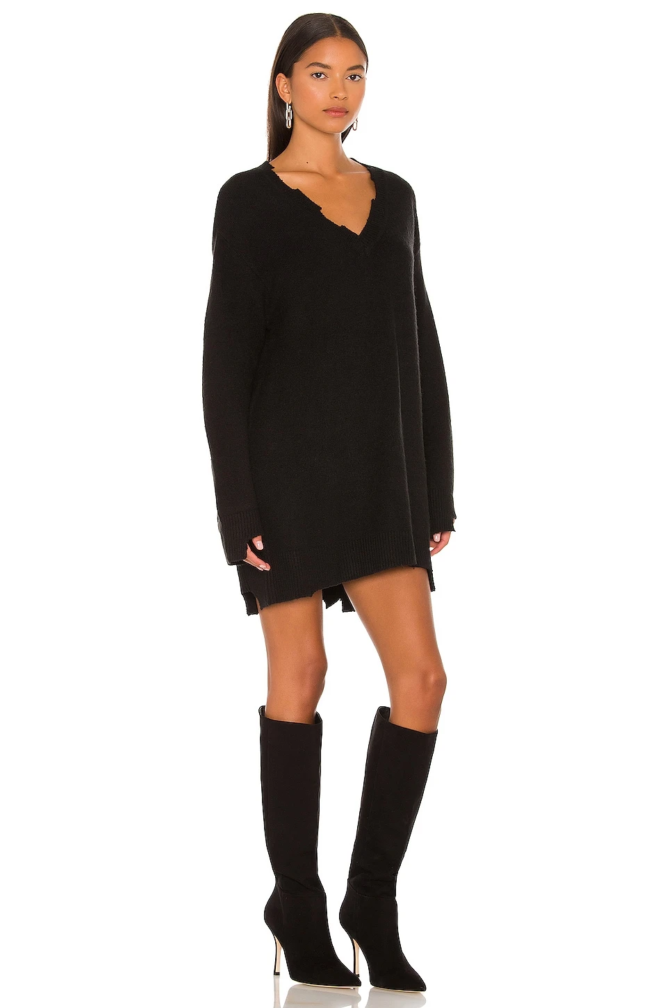 ROBE DISTRESSED Black 2 ROBE DISTRESSED Black – Image 2