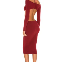 ROBE YAEL Dark Red -Ravis Mode Soldes Boutique NBDR WD2521 V3