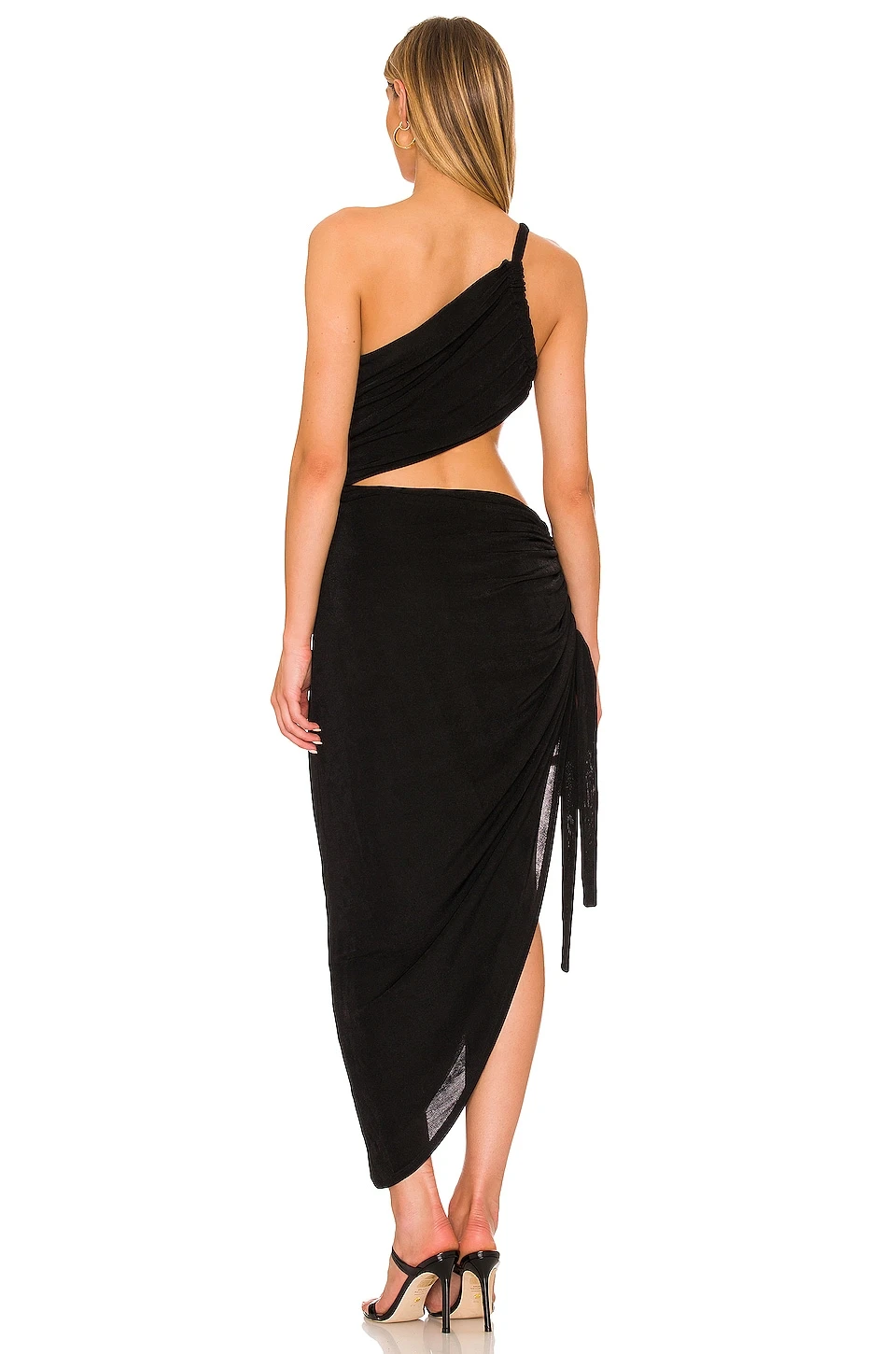 ROBE MI-LONGUE SONA Black 3 ROBE MI-LONGUE SONA Black – Image 3