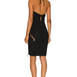 ROBE COURTE FARRAH Black -Ravis Mode Soldes Boutique NBDR WD2716 V3