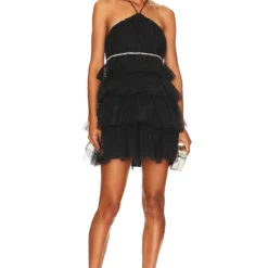 ROBE COURTE AMALIA Black