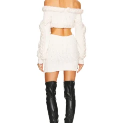 ROBE ELSIE White 5 ROBE ELSIE White -Ravis Mode Soldes Boutique NBDR WD2738 V3