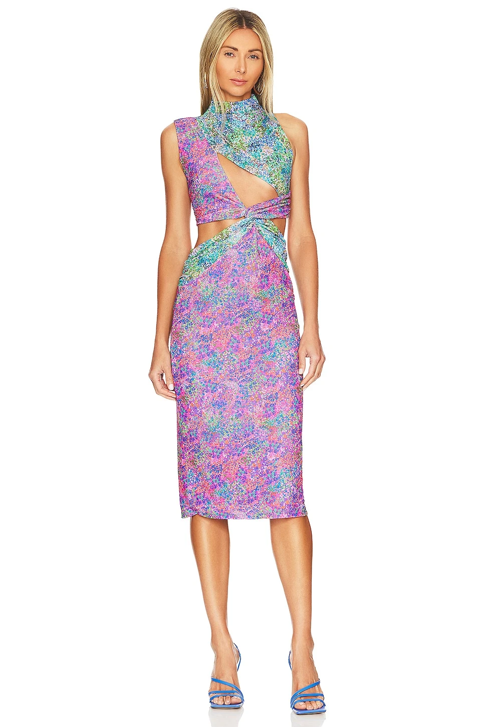 ROBE MI-LONGUE ELEA Mixed Florals 1 ROBE MI-LONGUE ELEA Mixed Florals